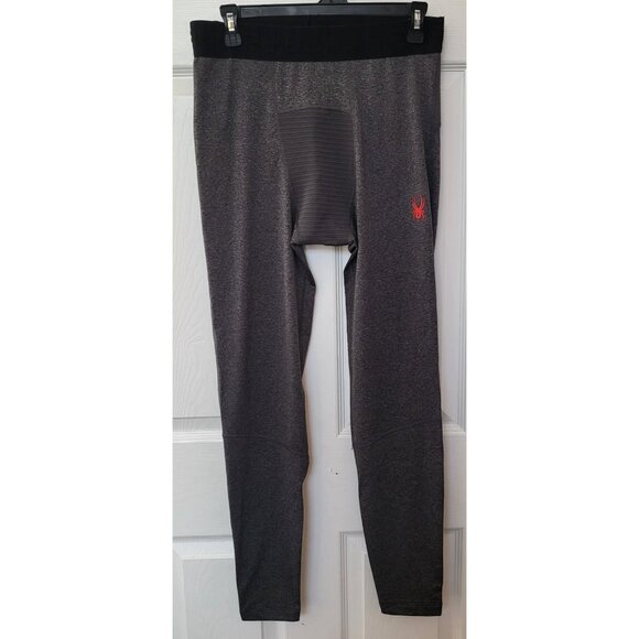 Spyder Active Workout Pants Size M Gray Stretch, NWT - Picture 1 of 6